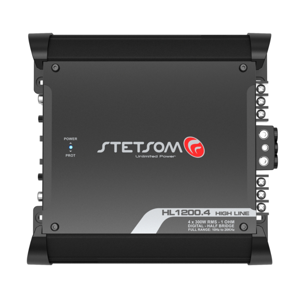 Módulo Amplificador Digital Stetsom Hl1200.4 1200w Rms 1 Ohm - Spare Parts and Accessories for Vehicles
