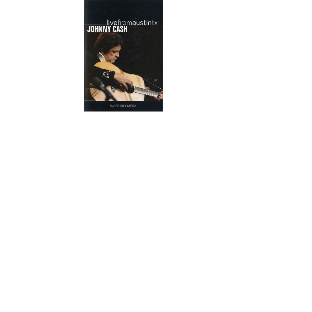 dvd Johnny Cash – Live From Austin TX import