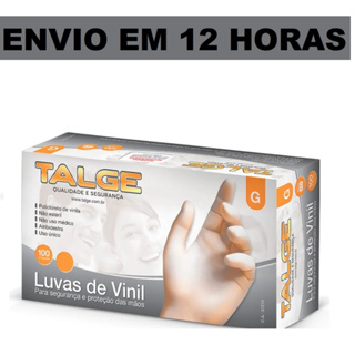 Kit 3 Caixas Luva Descartável Vinil com Pó e Sem Pó Talge 300 unidades em Oferta na Shopee