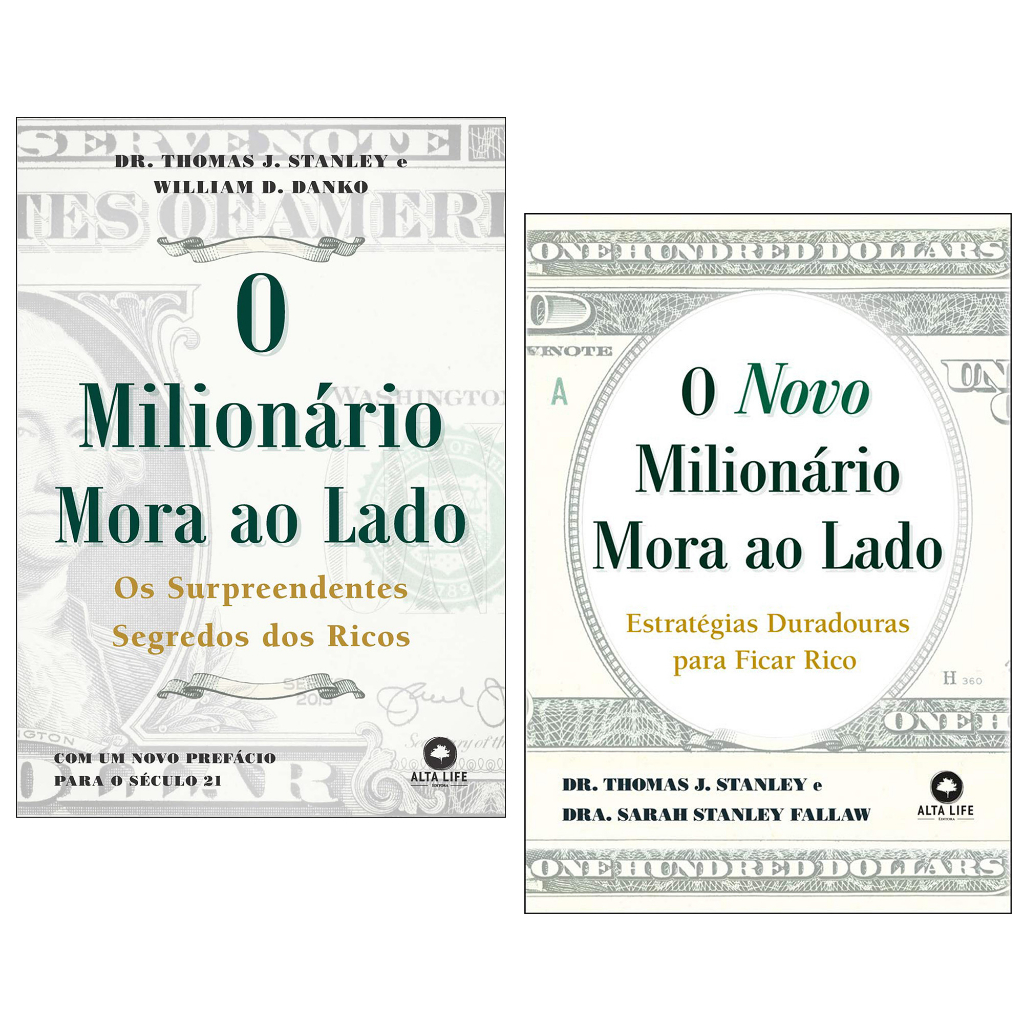 Kit Livro O Milionário Mora ao Lado + O Novo Milionário Mora ao Lado