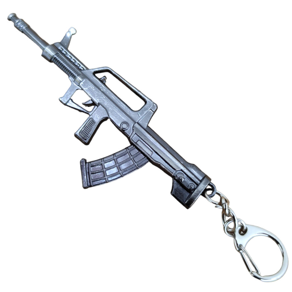 Chaveiro Metálico Gancho Da Arma Miniatura Modelo Metralhadora Type 95 Call of Dutt Black Ops 2 Zombies Colecionável