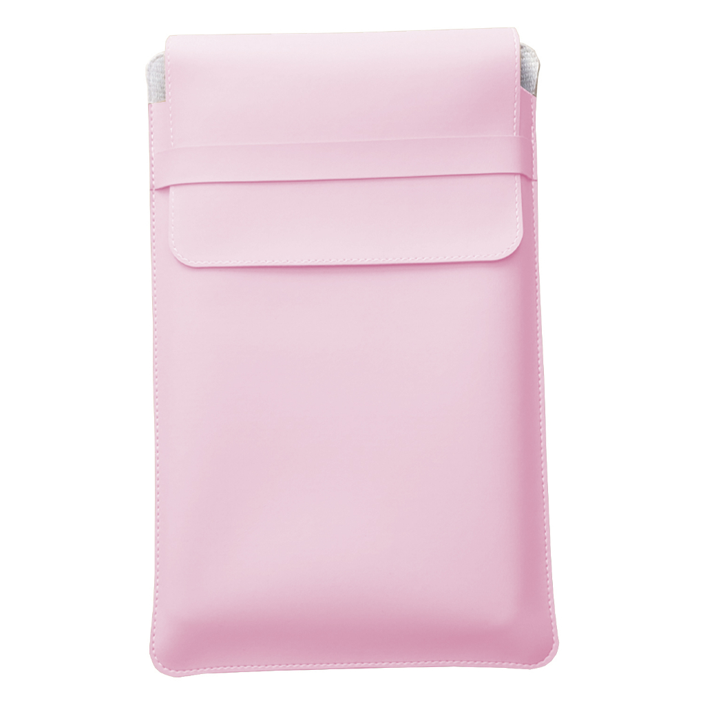 Luvas Pasta Case Capa Para Notebook Couro Sintético Rosa Premium 13, 15,6 e 17