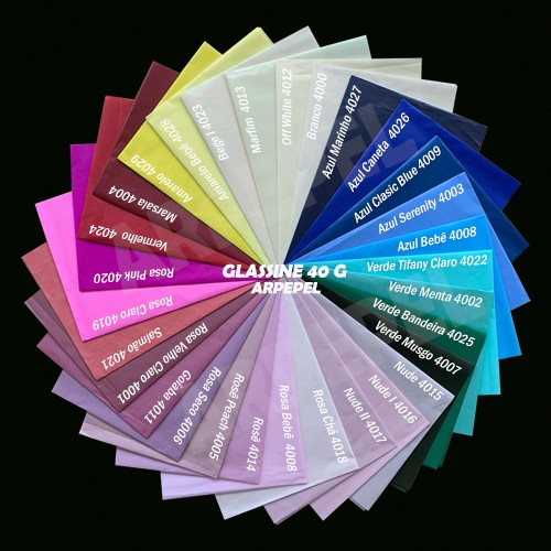 Papel Glassine (Papel Manteiga) 40g 50x70 - Verde Bandeira 4025