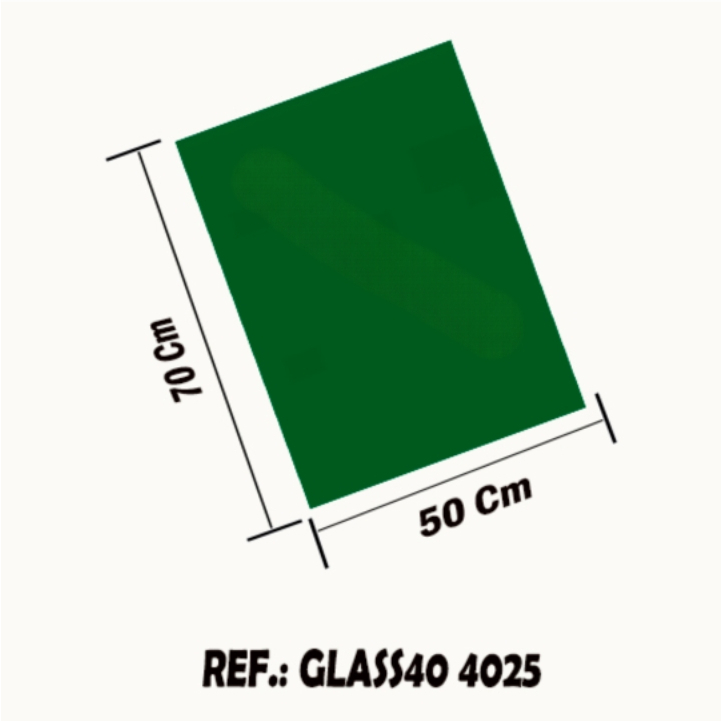 Papel Glassine (Papel Manteiga) 40g 50x70 - Cor: Verde Bandeira 4025 ÓTIMA QUALIDADE!