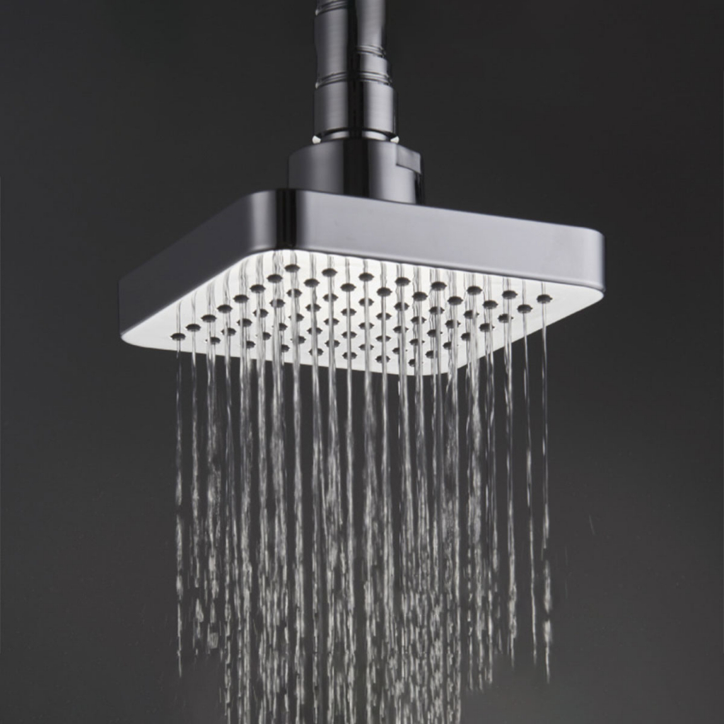 Ducha Chuveiro Articulado Lorben Quadrado para Aquecedor Solar Gás