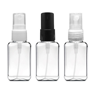 50 Frascos Pet 40 Ml quadrado Spray para perfumes álcool líquido