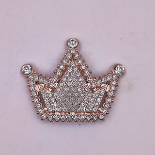Aplique coroa com strass 5 unidade em Oferta na Shopee