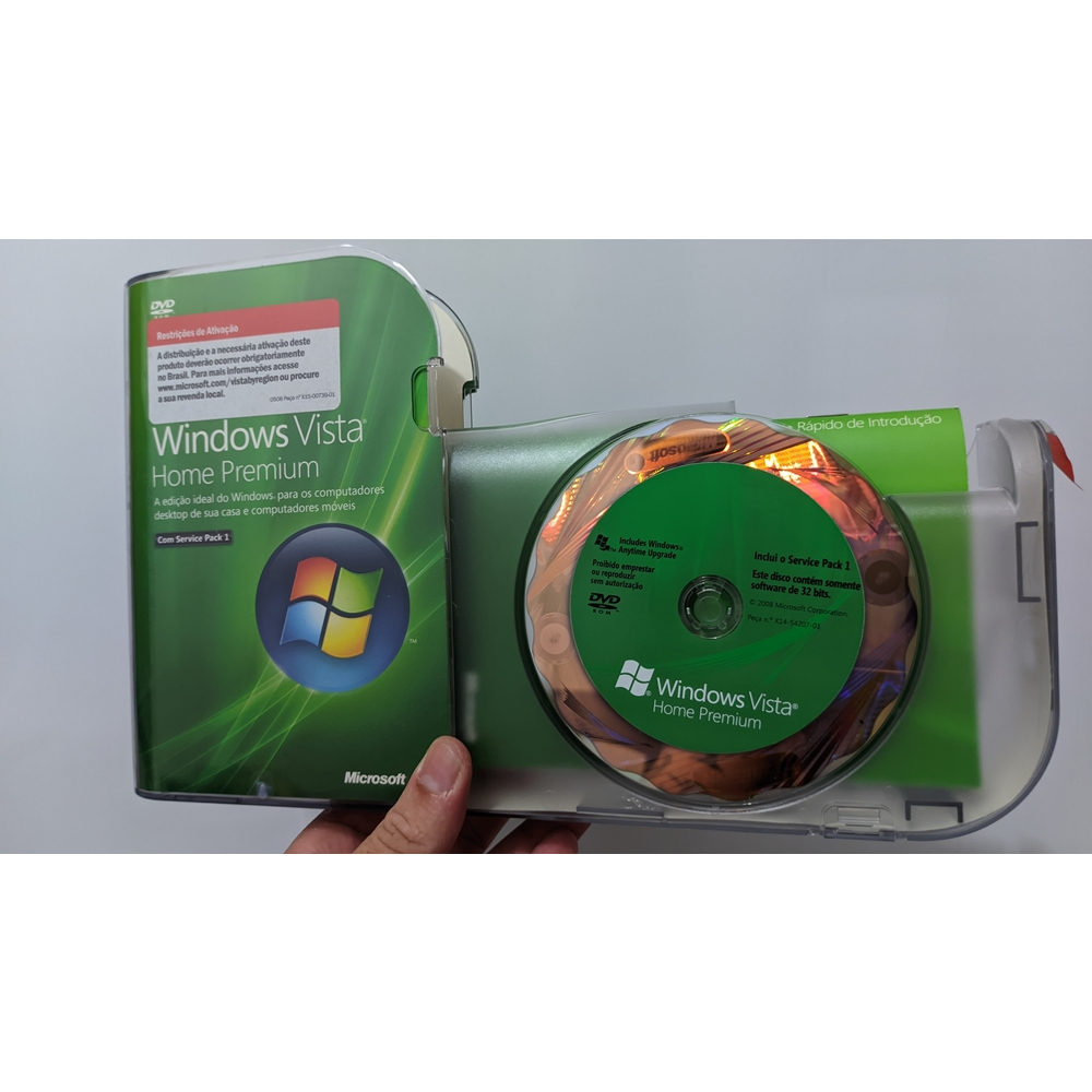 Windows Vista Dvd - Home Premium /original C/ Blister