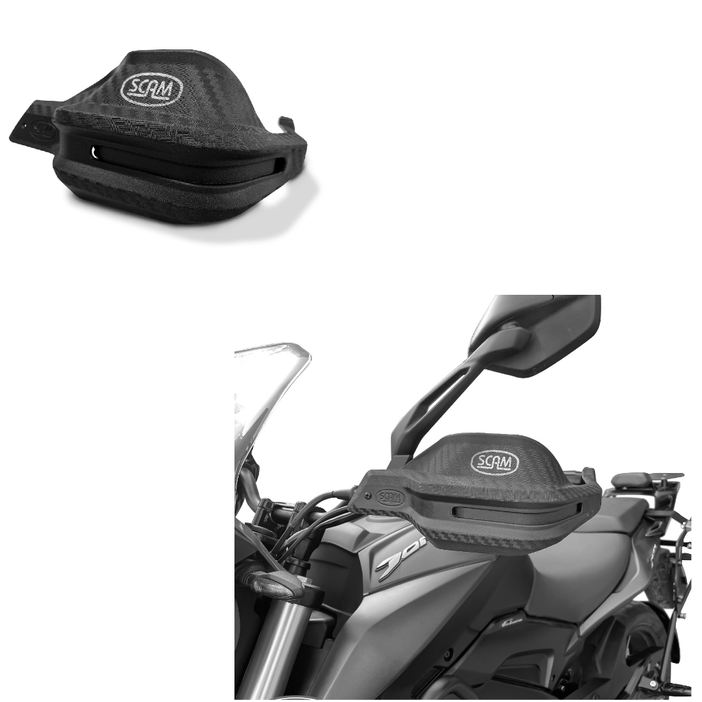 Protetor De Mão Manete Punho Scam - Bajaj Dominar 250 / 400