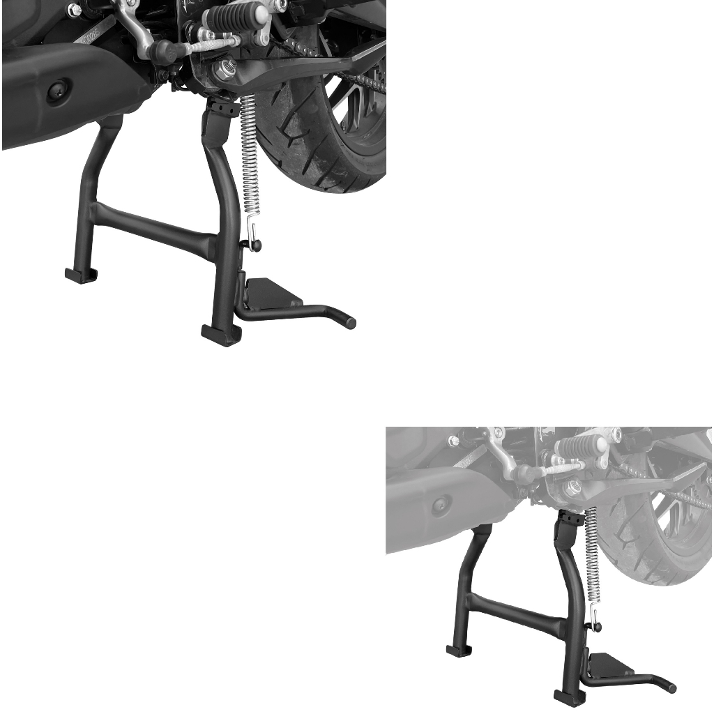 Cavalete Central Descanso Scam - Bajaj Dominar 400 e Dominar 250 em Oferta na Shopee