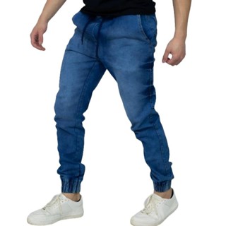 Calças Jogger Masculina com punho Linha Premium qualidade moda homem Estiloso