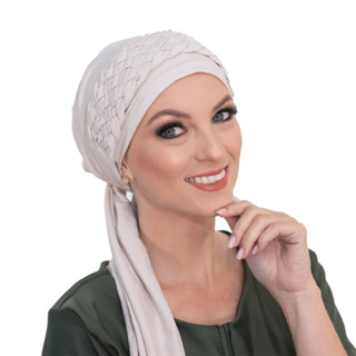 Turbante com Tiara de Trança Larga na cor escolhida em Oferta na Shopee