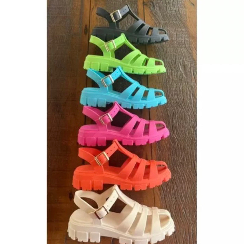 Sandália Papete Adulta Infantil Flisherman Feminina Tratorada