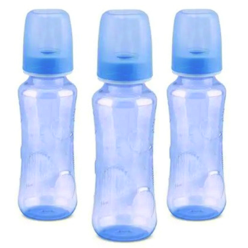 Mamadeira Azul Barato 3uni P/ Menino 240ml