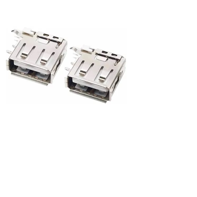 Conector Usb Femea 90 Graus Com Trava Vertical