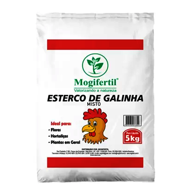 Esterco De Galinha Misto Mogifértil Adubação Orgânica 2kg a 20kg