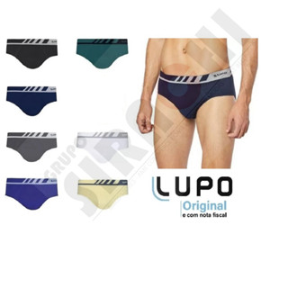 Cueca Lupo Slip Microfibra Sem Costura 691 - Kit 3