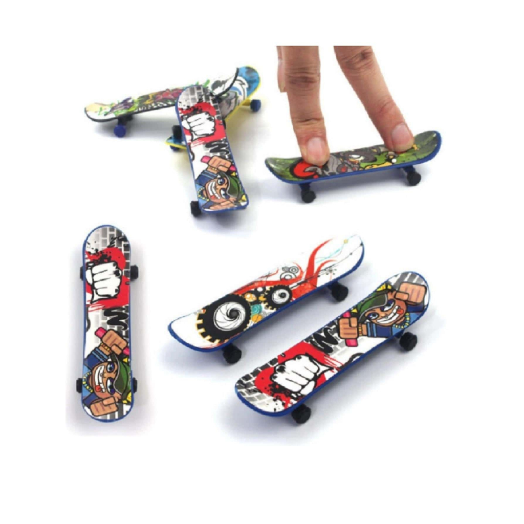 Brinquedo Mini Skate De Dedo Finger Scooter Iniciante Dupla Deformação Enviado Aleatoria