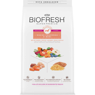 Ração Biofresh Cães Light Raças Pequenas Carne 10kg em Oferta na Shopee