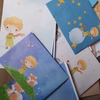 Coleção Pequeno Príncipe / Papel de Carta / Envelopes / penpal / Correspondente / Troca de Cartas / correio em Oferta na Shopee