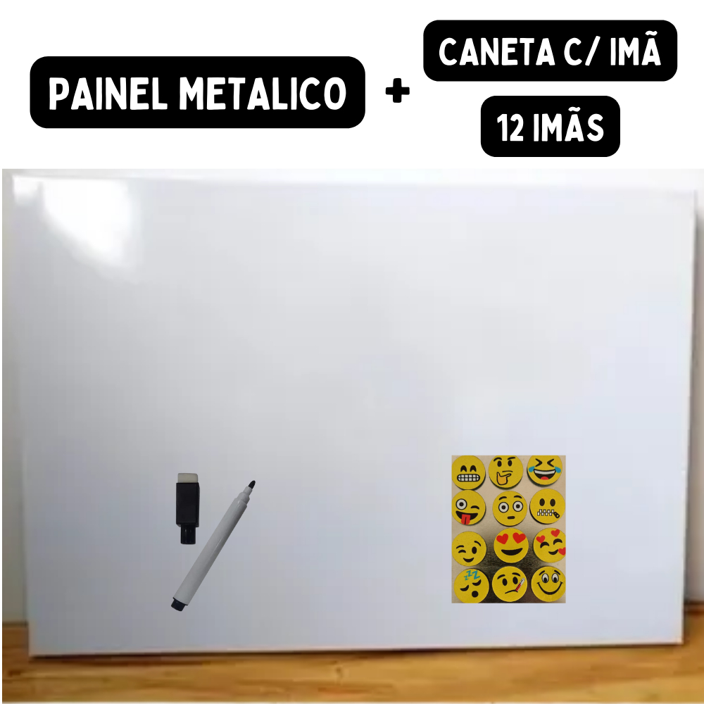 Painel De Fotos e Recados, Mural De Fotos, Mural De Recados, Lousa de Metal + Caneta com Imã Branco em Oferta na Shopee