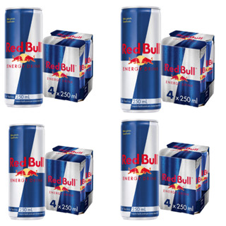 Kit c / 16 Latas - Energético Red Bull Energy Drink 250 ml