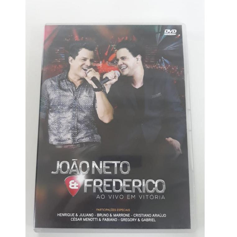 DVD - JOÃO NETO E FREDERICO AO VIVO EM VITORIA