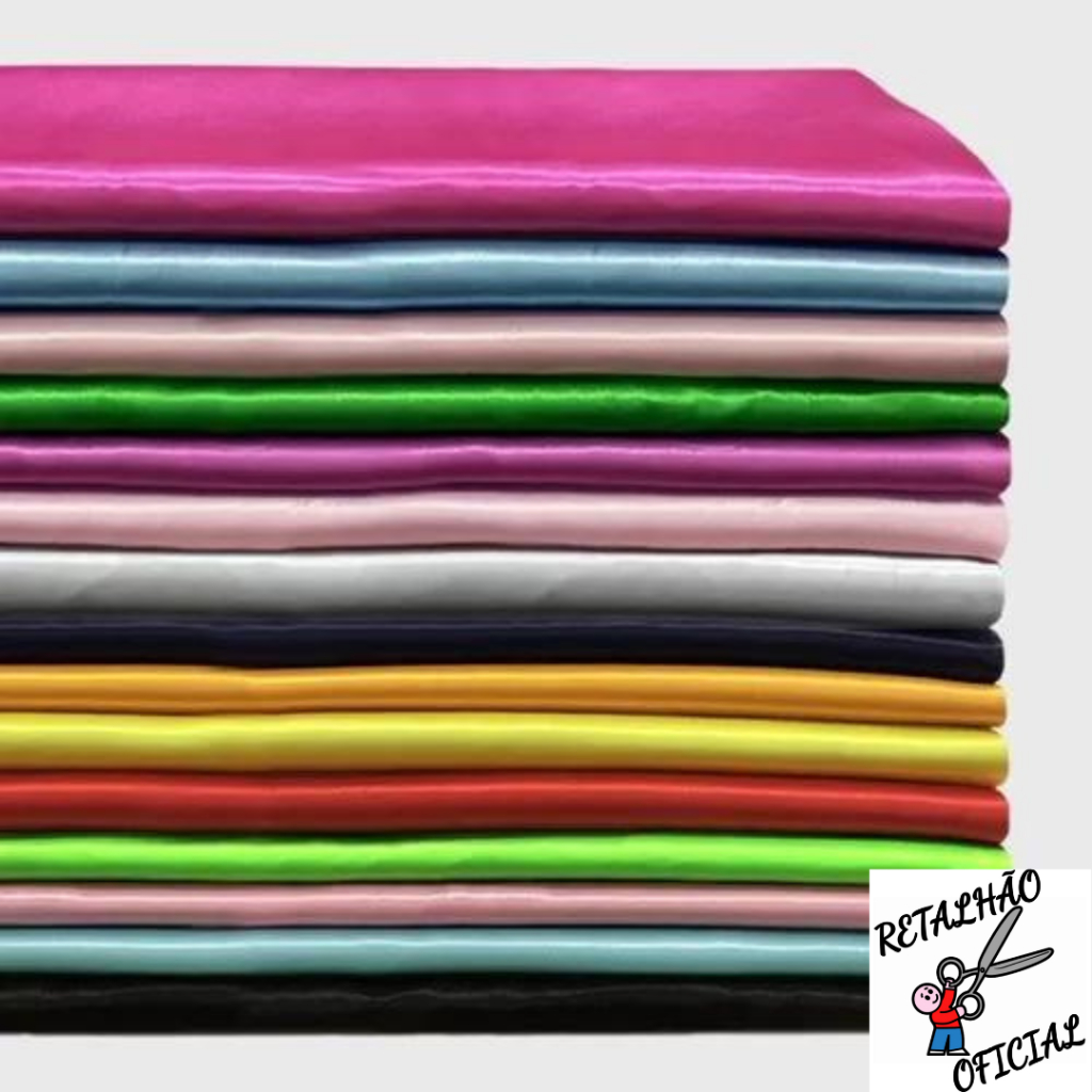 8 Metros Tecido Cetim Charmousse / Charmeusse 1,50M Largura Cetim Liso em Oferta na Shopee