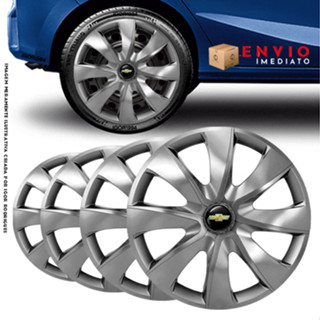 Calota Esportiva Aro 14 Chevrolet Corsa Prisma Onix Meriva - Grafite