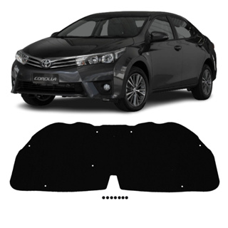 Forro Manta Capô Toyota Corolla 2015 a 2019 Autoadesivo com Presilhas Trainmec Térmico Acústico em Oferta na Shopee