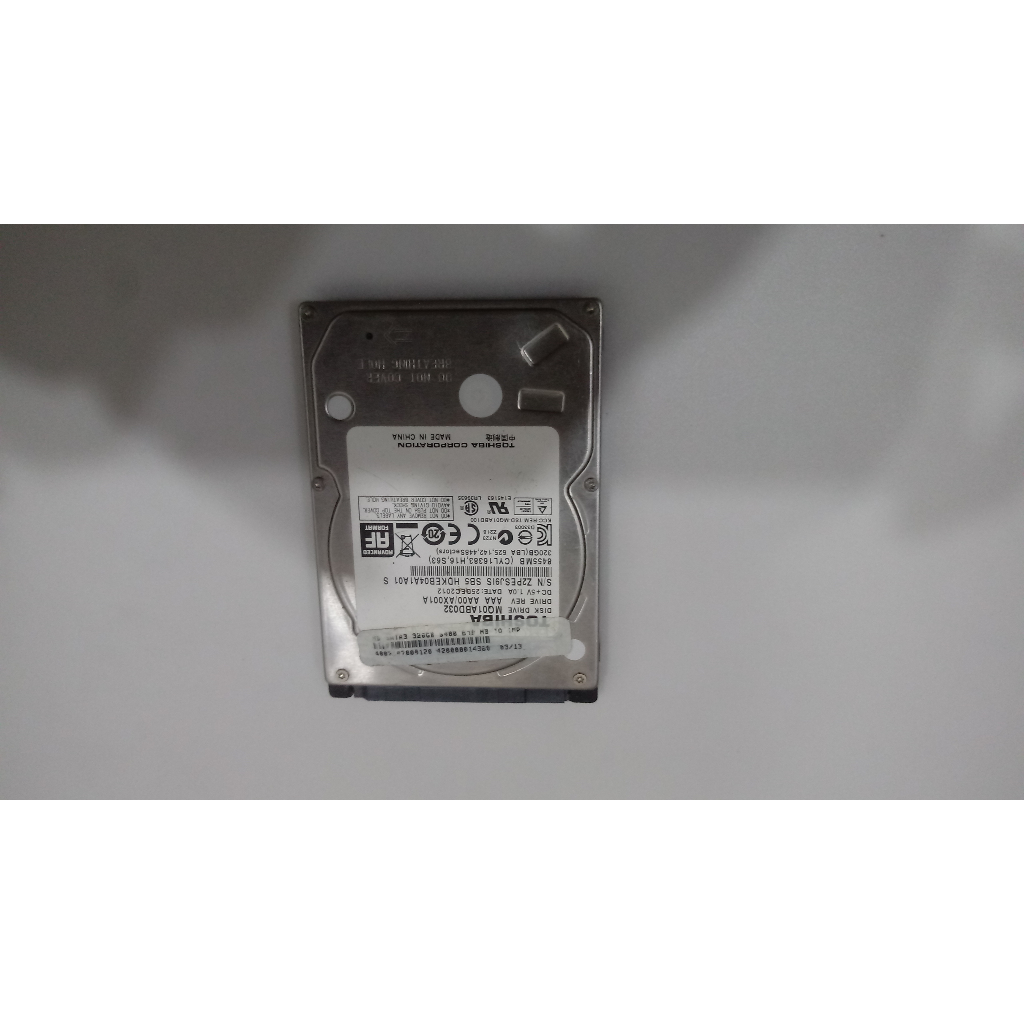 HD Toshiba de 320gB (não funciona)