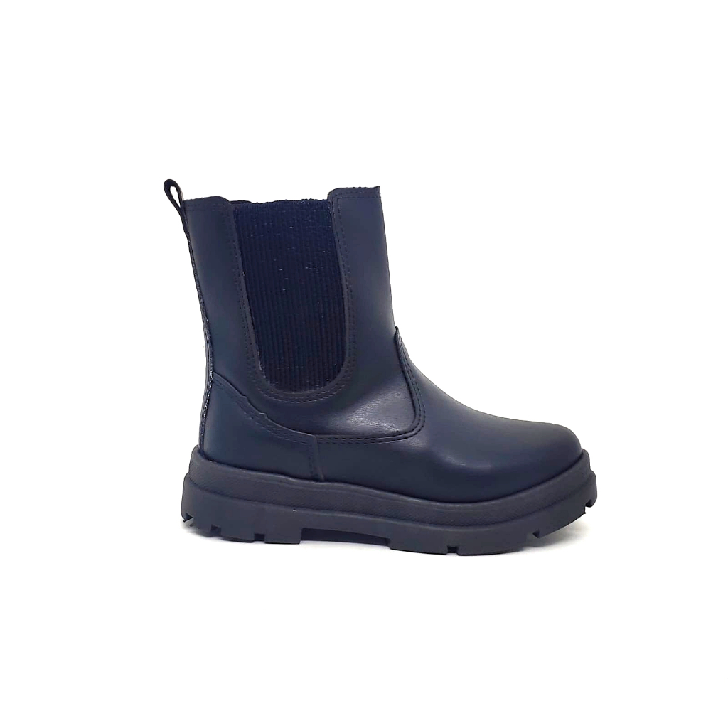 Bota Kidy Style Chelsea Infantil Feminina Tratorada Preta - 39306