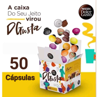 DOLCE GUSTO Kit 50 Cápsulas de Café Dolce Gusto Monte sua Caixa Vários Sabores em Oferta na Shopee