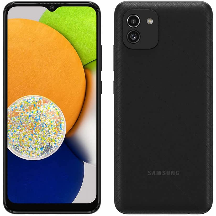 Smartphone Samsung Galaxy A03 64GB 4GB RAM Câmera Dupla + Selfie 5mp Tela 6.5" - Exposição