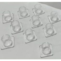 Batoque Acrilico Pequeno P 100 Unidades Para Tatuagem Tattoo Micropigmentação em Oferta na Shopee