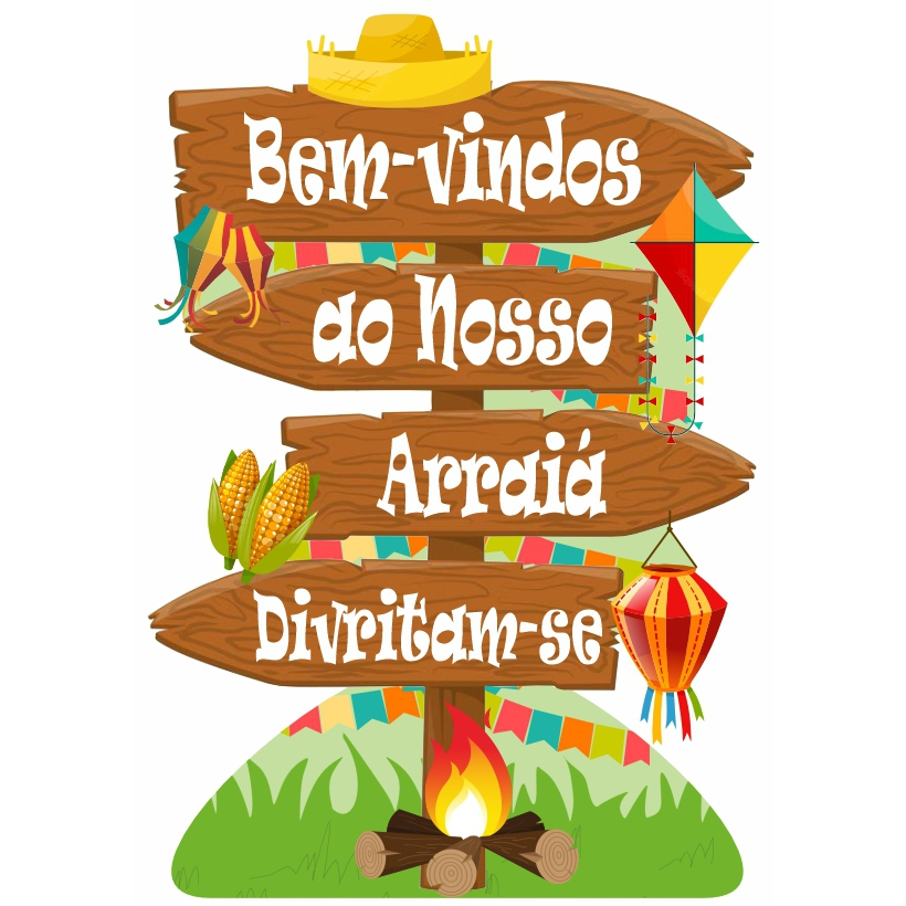 Display Festa Junina Arraia Decoração Aniversário Setas Indicativas moldura fotos Barraca do Beijo em Oferta na Shopee