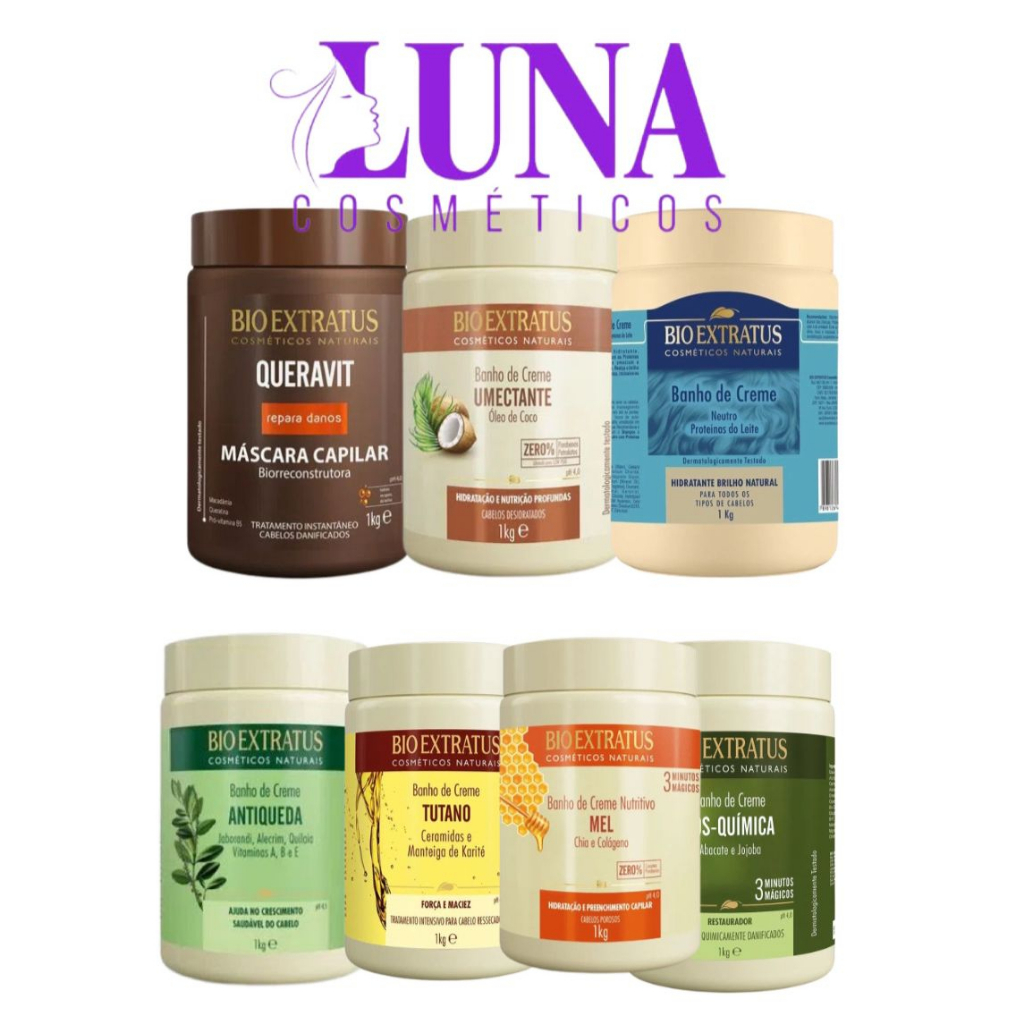 Mascara Banho de Creme Bio Extratus 1Kg