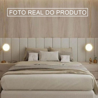 Kit cabeceira completa modulada estofada, cama de casal king queen e solteiro.
