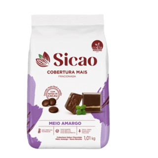 Cobertura Chocolate Meio Amargo Sicao Mais 1,05 Kg