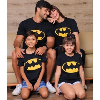Camiseta Feminina ou  Masculino Adulto ou Infantil Personalizada Moda Geek Batman Familia Heroí em Oferta na Shopee