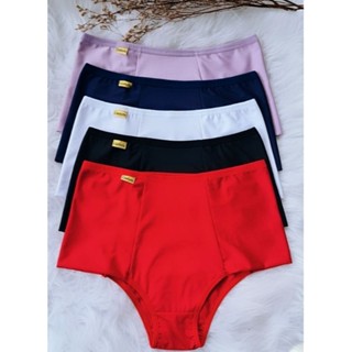Kit 2 Calcinhas Pala Dupla Segura Barriga Calcinha Modeladora em Oferta na Shopee