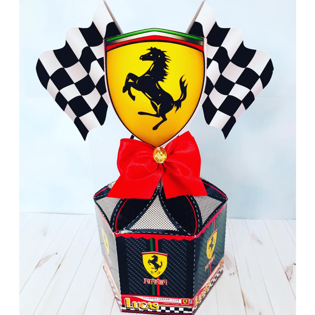 Centro de mesa (cachepó) ferrari em Oferta na Shopee