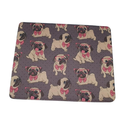 Mouse pad Retangular sem apoio Pug