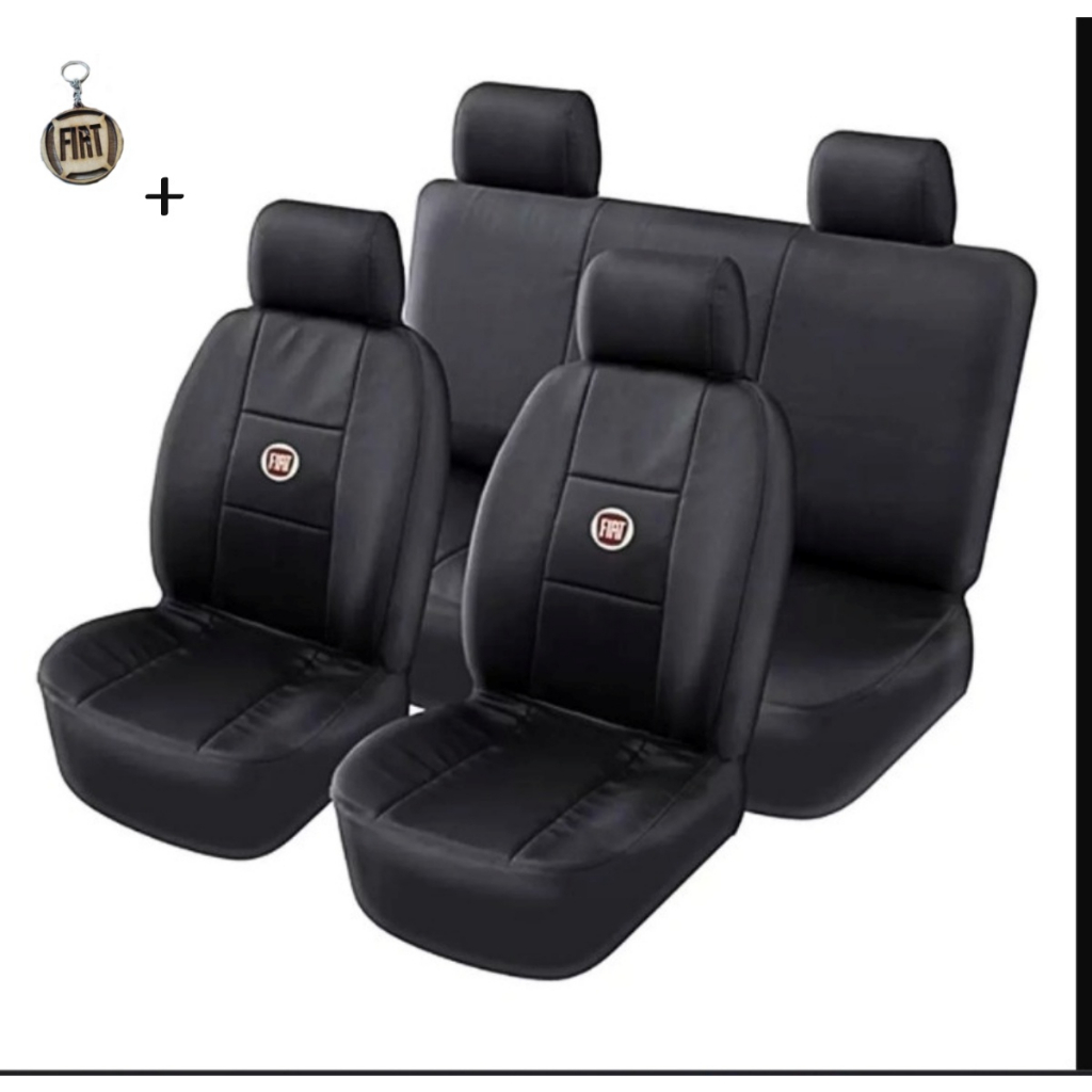 Capa Couro Banco Carro Fiat - Uno Palio Argo Idea Siena em Oferta na Shopee