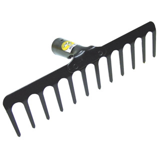 Ancinho Rastelo de Aço 12 dentes Tramontina Reforçado sem Cabo