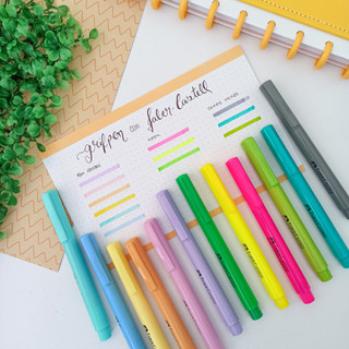 Caneta Marca Texto Grifpen Cores Novas, Neon e Pastel - Faber-Castell