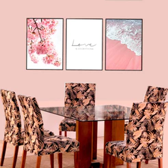 KIT 6 CAPAS DE CADEIRA ESTAMPADAS