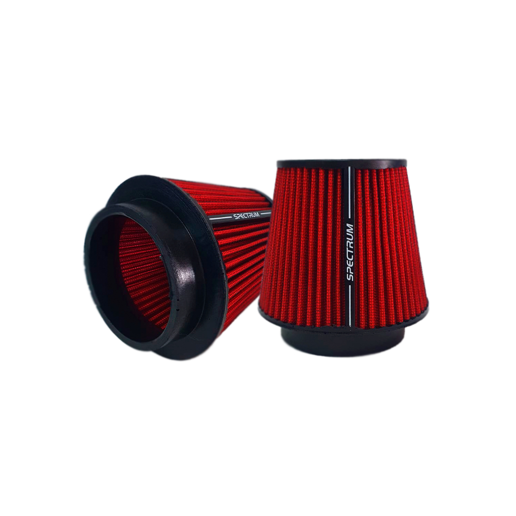 Filtro de Ar Esportivo Spectrum Mono Fluxo Preto - 100mm