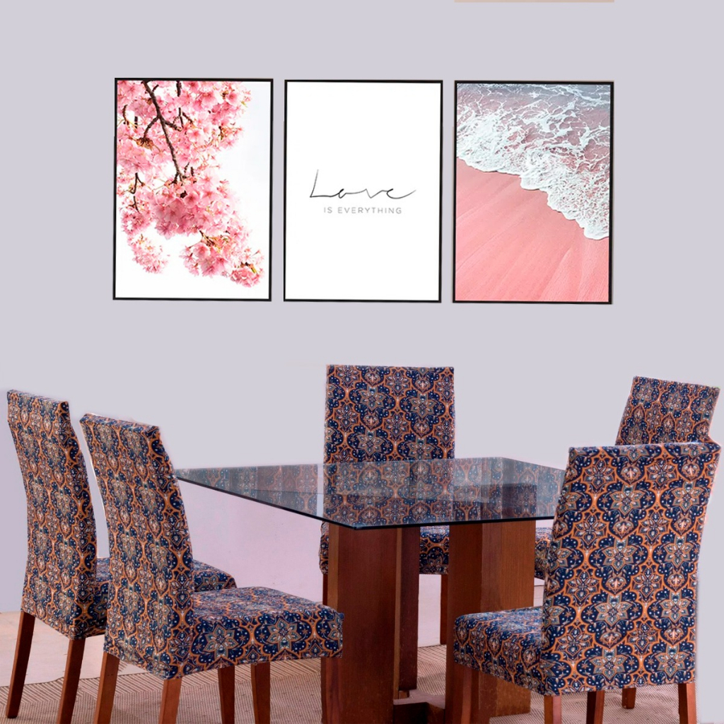 KIT 6 CAPAS DE CADEIRA ESTAMPADAS — imagem 2 de 2