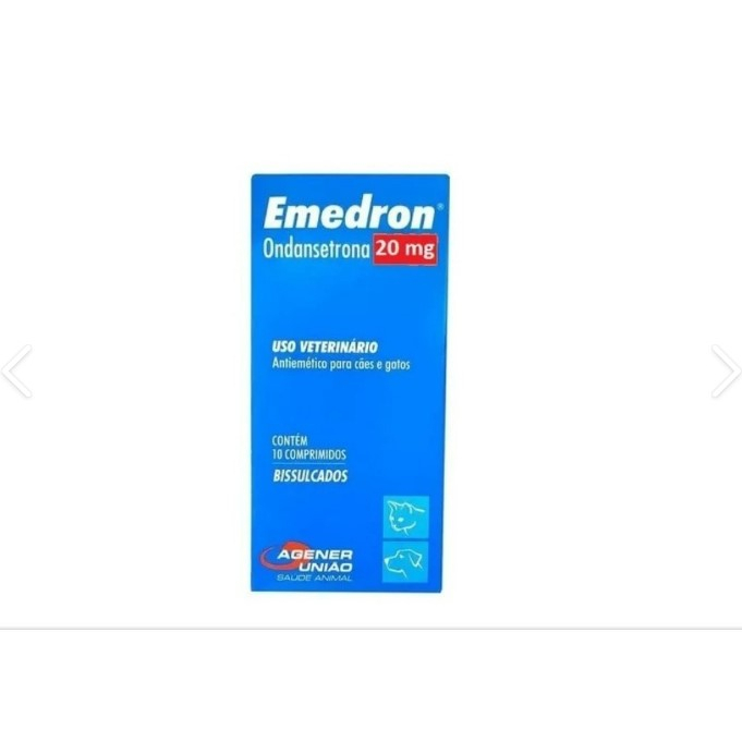 Emedron 20mg 10 Comprimidos para Cães e Gatos Agener em Oferta na Shopee